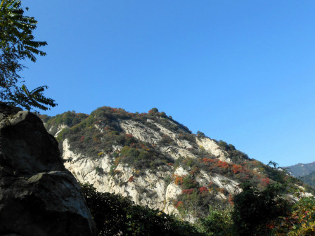 翠华山绚丽秋景