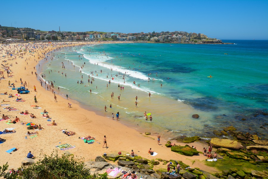 悉尼必去 bondi beach