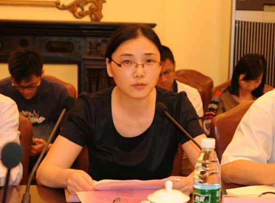 中共党史出版社副编审黄艳(陈斌摄)