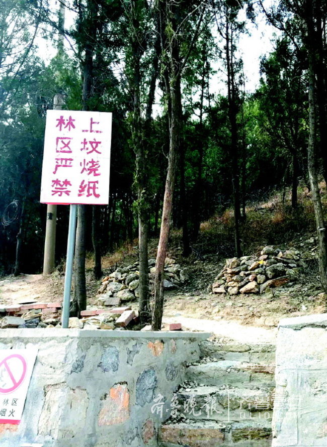 有隐患又煞风景!但想把济南山体公园的私坟迁走,挺难