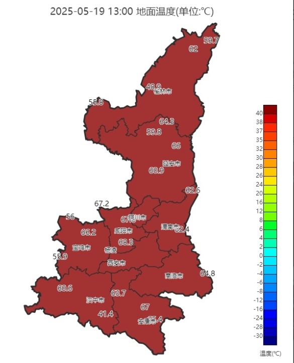 陕西本轮高温天气或超历史极值!多地飙至40℃以上