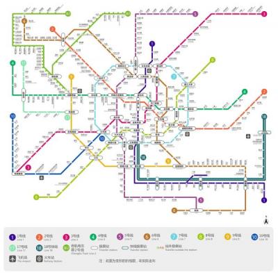 成都市地铁线路图_成都地铁运营时间(4k高清版大图,每年更新!)