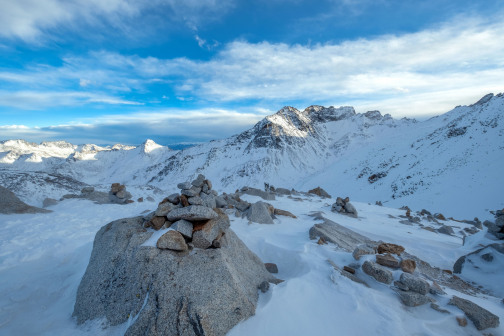 四姑娘山冬季雪景