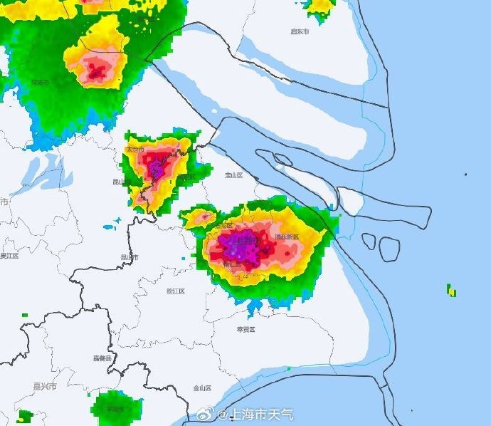 上海下冰雹了,这么大!“四预警”齐发,狂风暴雨浇灭高温!新台风生成,直奔→