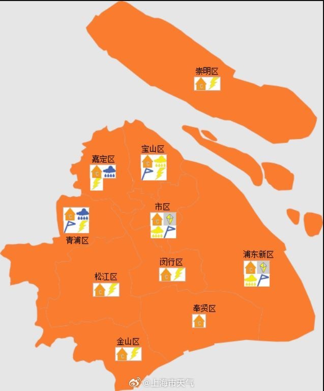 上海下冰雹了,这么大!“四预警”齐发,狂风暴雨浇灭高温!新台风生成,直奔→