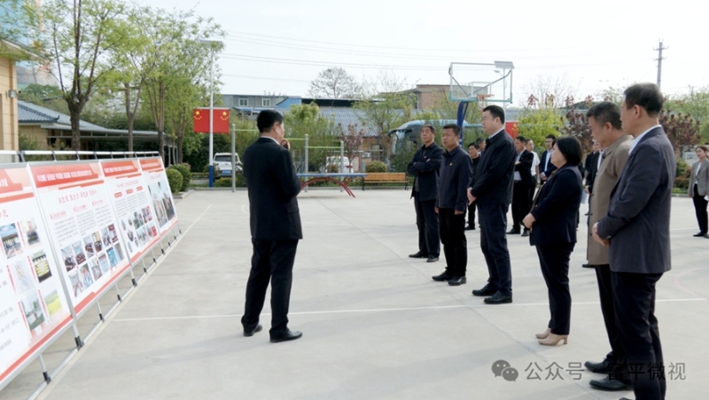 会前，与会人员来到城关街道褚王村、东华街道余湾村进行现场观摩。