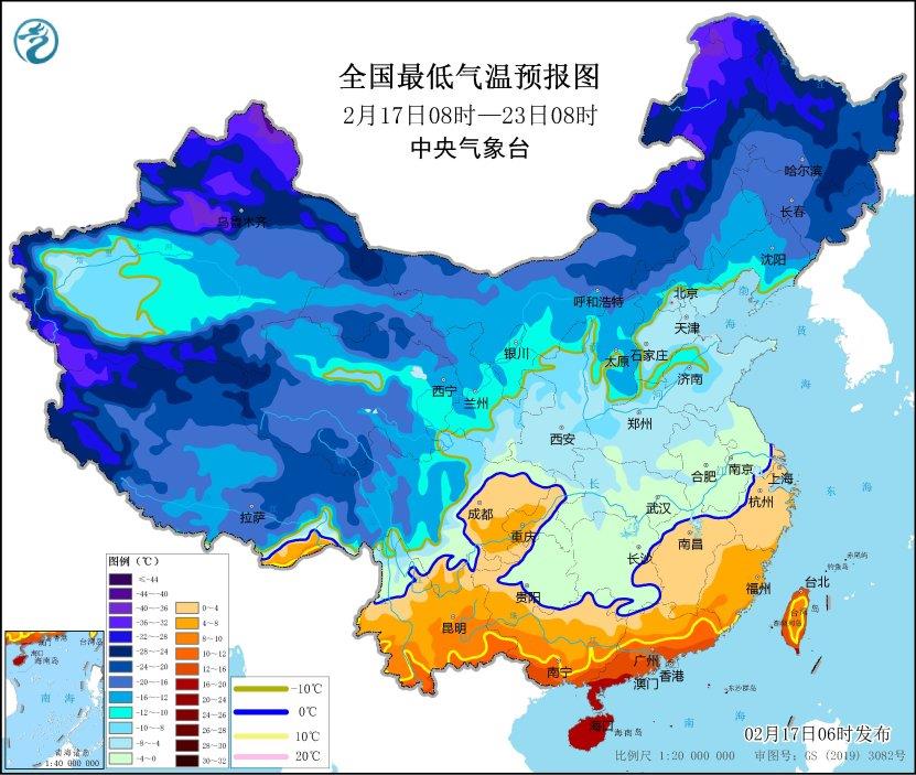 局地降温20℃以上！中央气象台继续发布寒潮黄色预警
