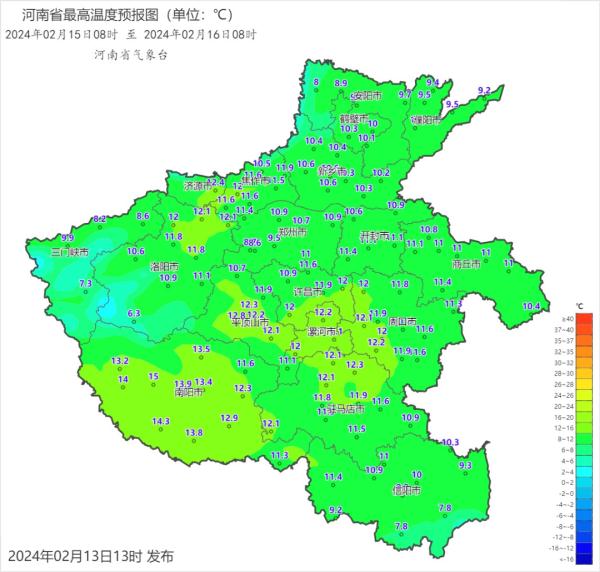 明起，河南大风降雨，最高气温下降8到10℃