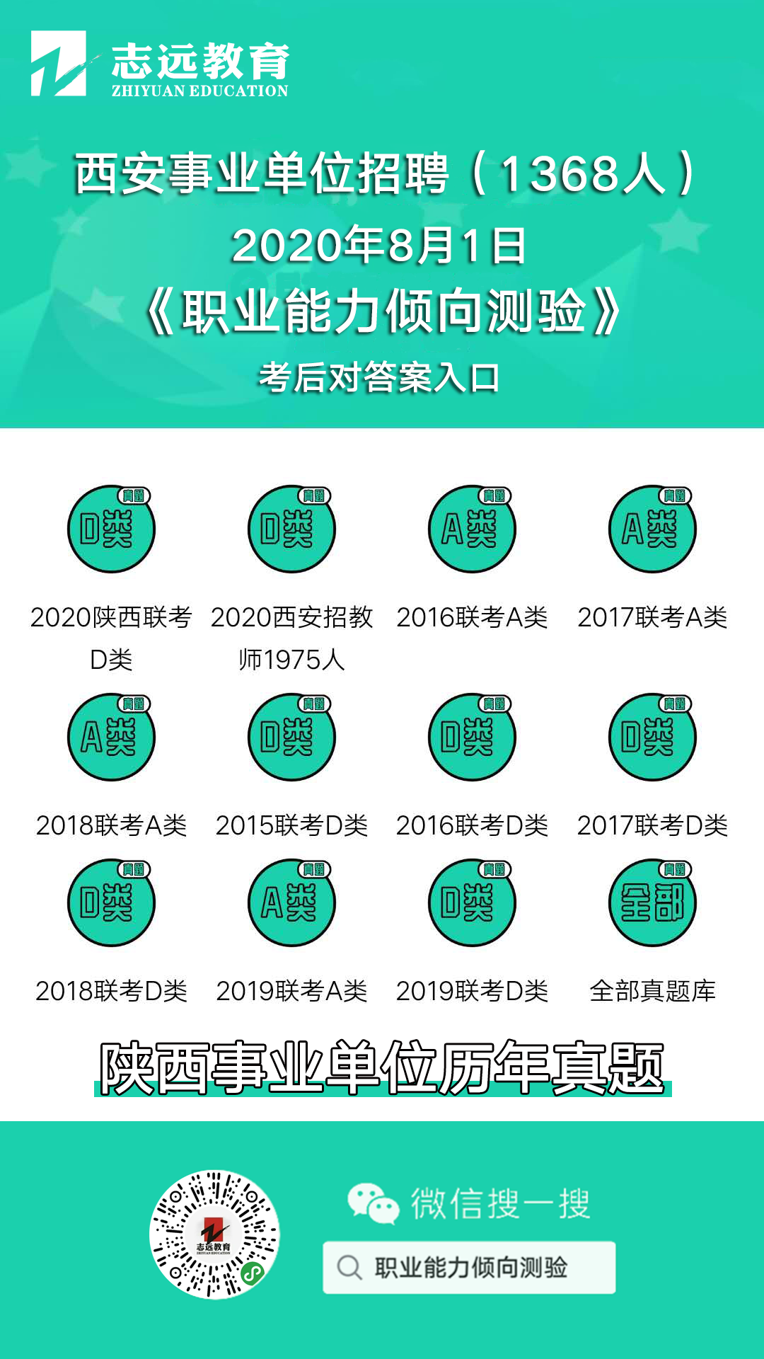 实锤：2020年陕西事业单位（A类综合岗）还有一场全省联考！(图7)