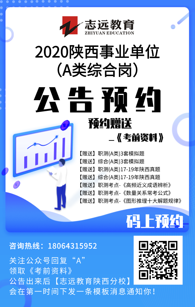 实锤：2020年陕西事业单位（A类综合岗）还有一场全省联考！(图4)